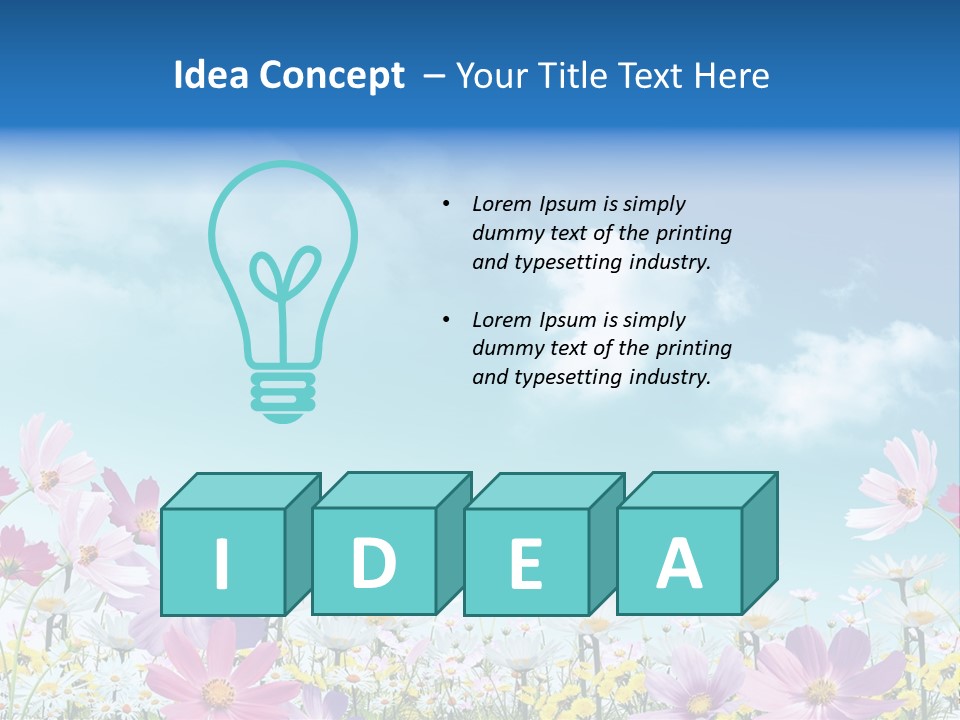 Sunlight Colorful Easter PowerPoint Template