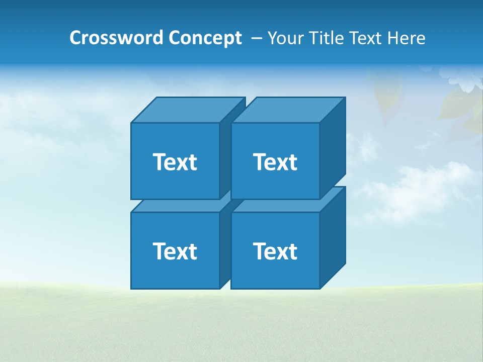 Nature Purple Sun PowerPoint Template