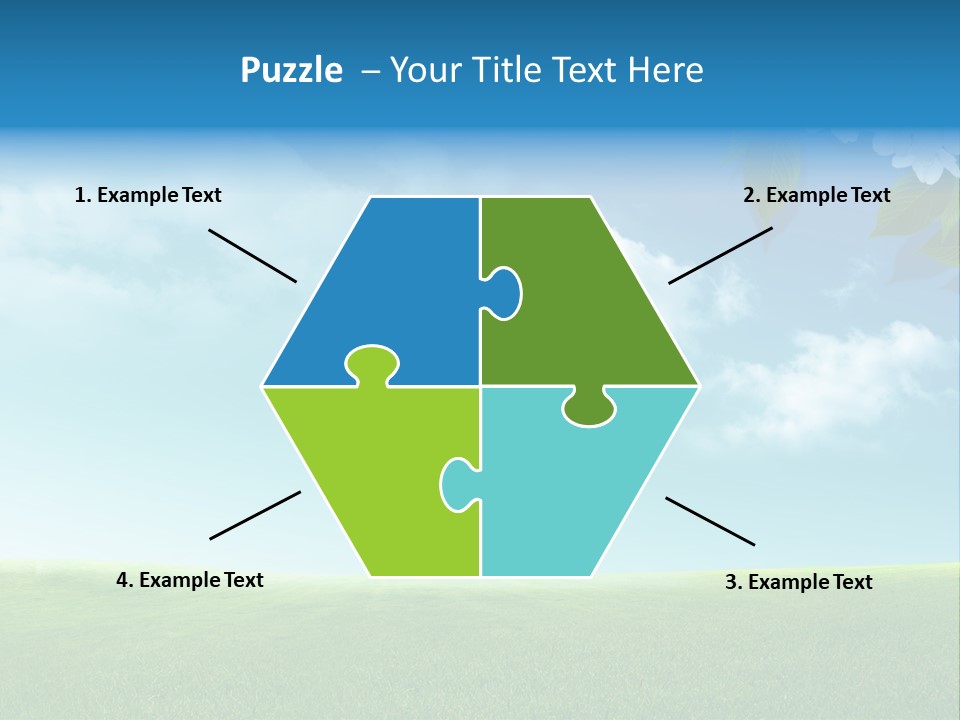 Nature Purple Sun PowerPoint Template