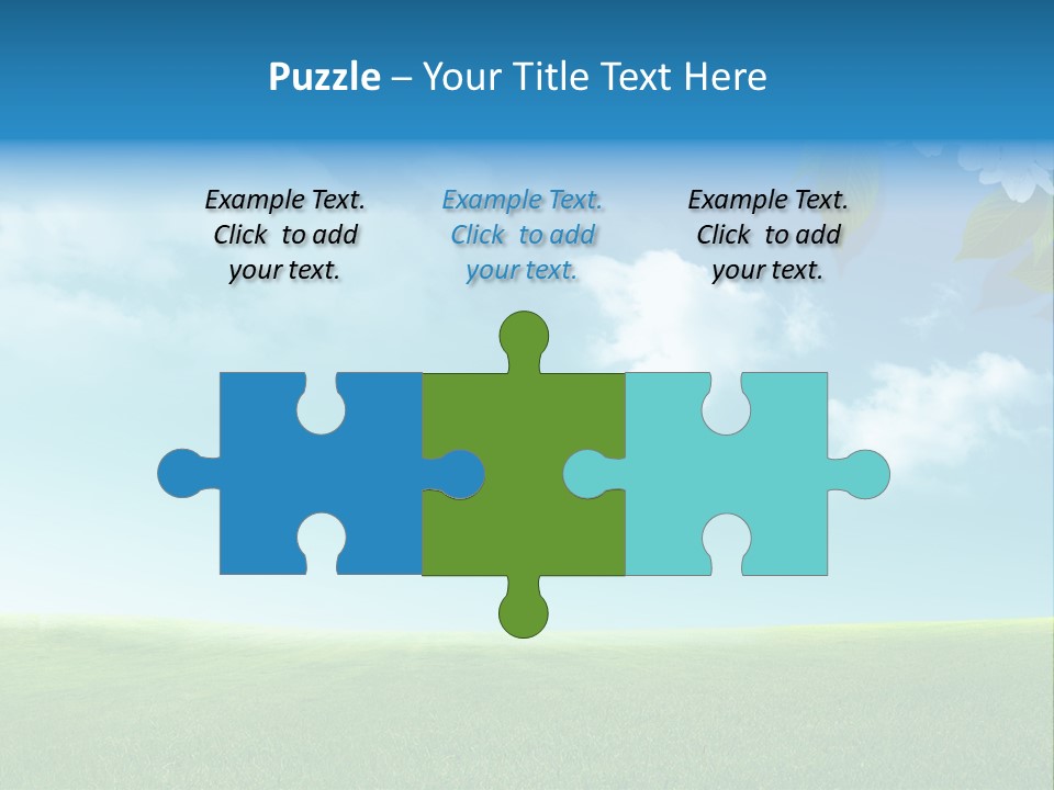 Nature Purple Sun PowerPoint Template