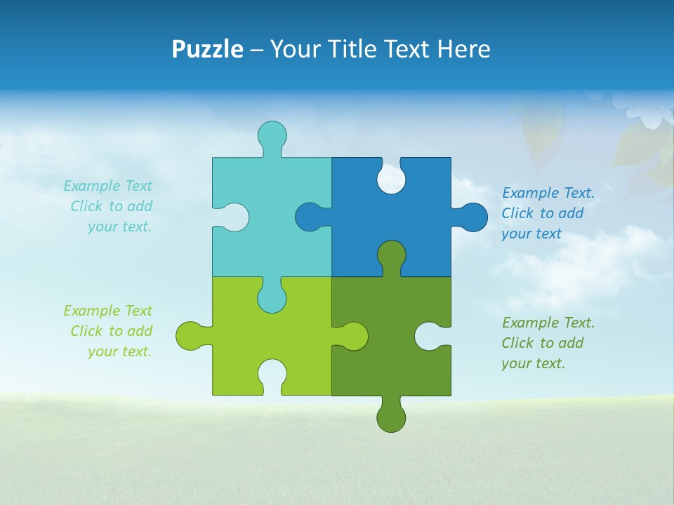 Nature Purple Sun PowerPoint Template