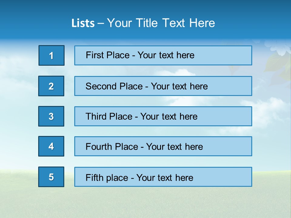 Nature Purple Sun PowerPoint Template