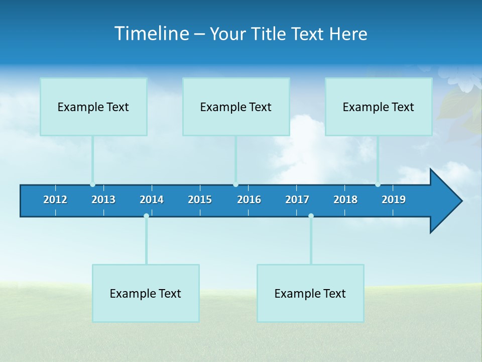 Nature Purple Sun PowerPoint Template