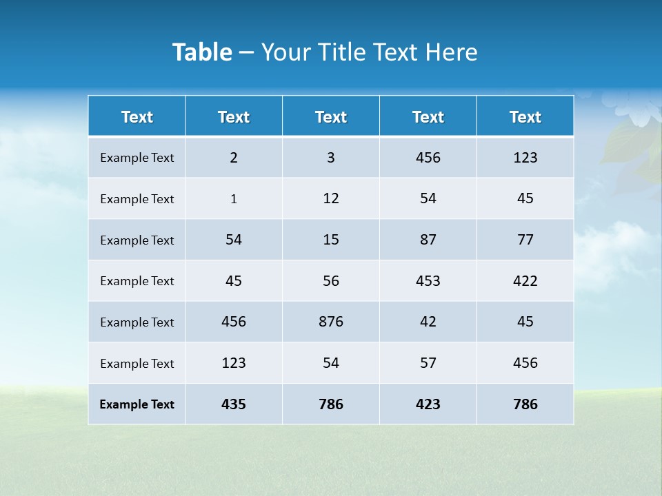 Nature Purple Sun PowerPoint Template