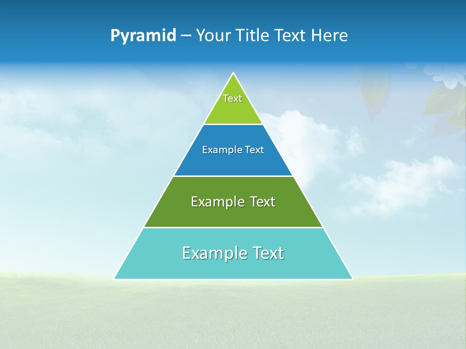 Nature Purple Sun PowerPoint Template