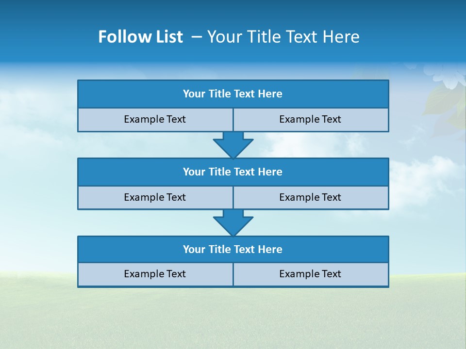 Nature Purple Sun PowerPoint Template