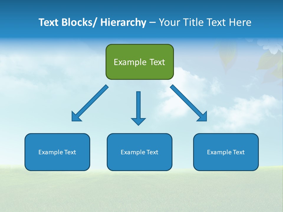 Nature Purple Sun PowerPoint Template