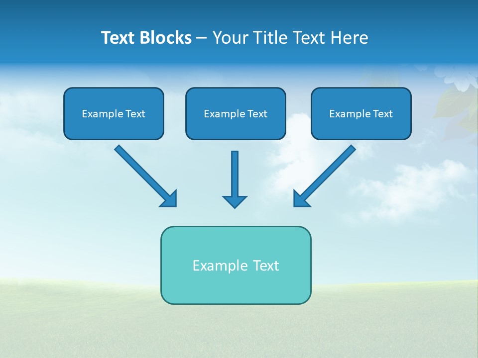 Nature Purple Sun PowerPoint Template