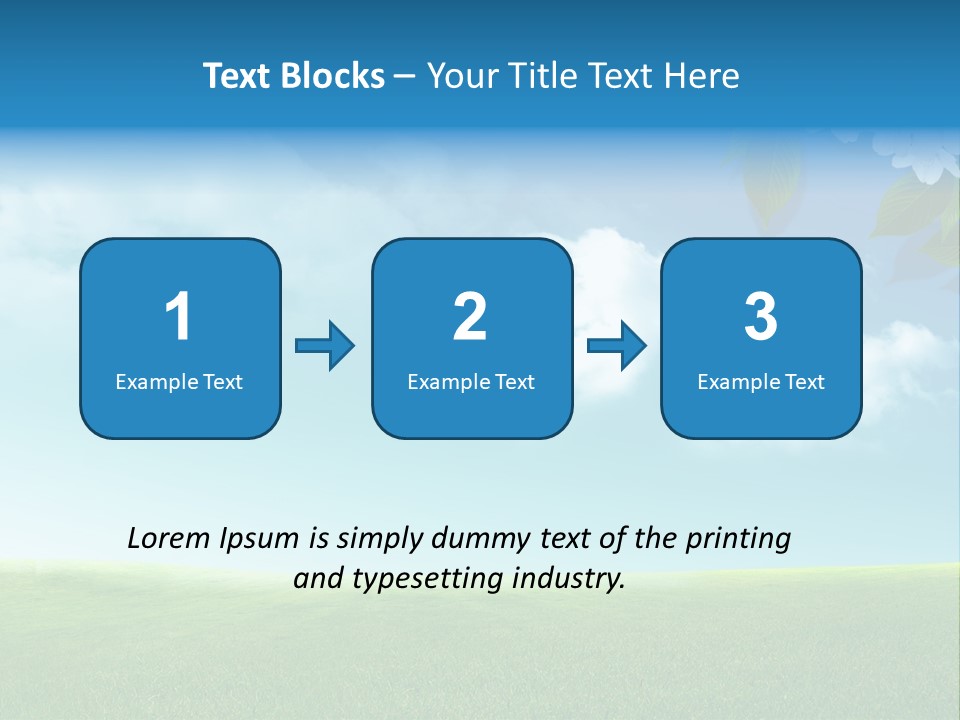 Nature Purple Sun PowerPoint Template