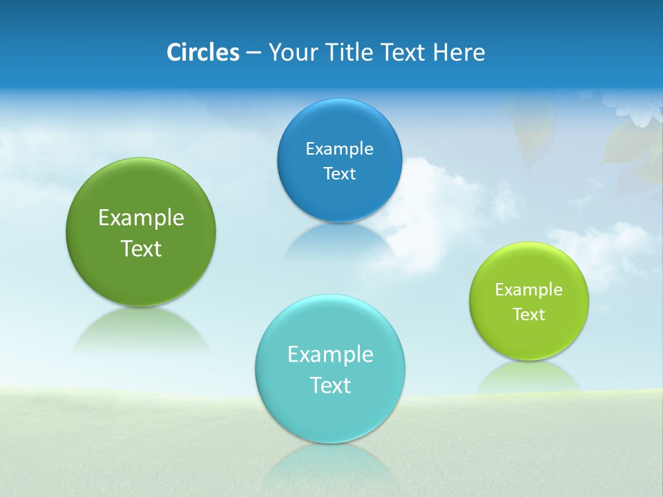 Nature Purple Sun PowerPoint Template