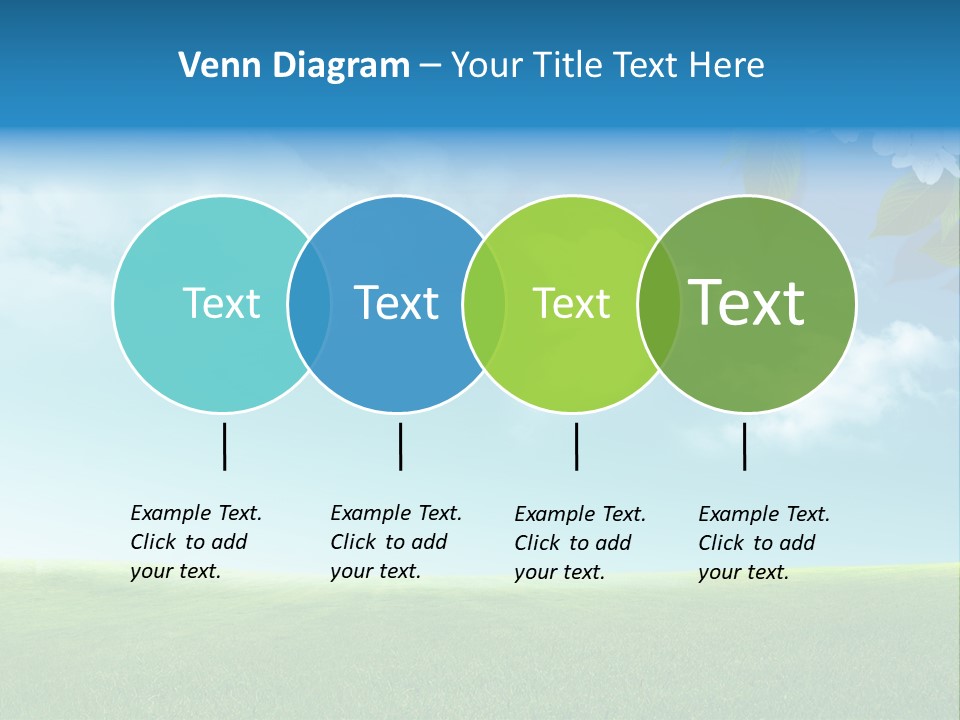 Nature Purple Sun PowerPoint Template