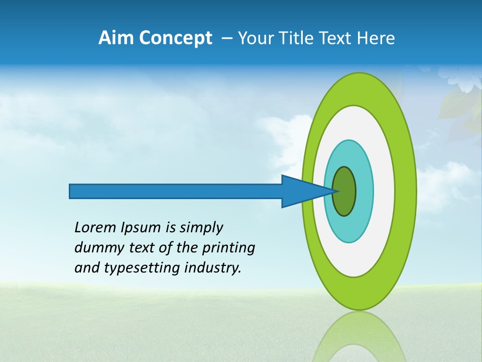 Nature Purple Sun PowerPoint Template