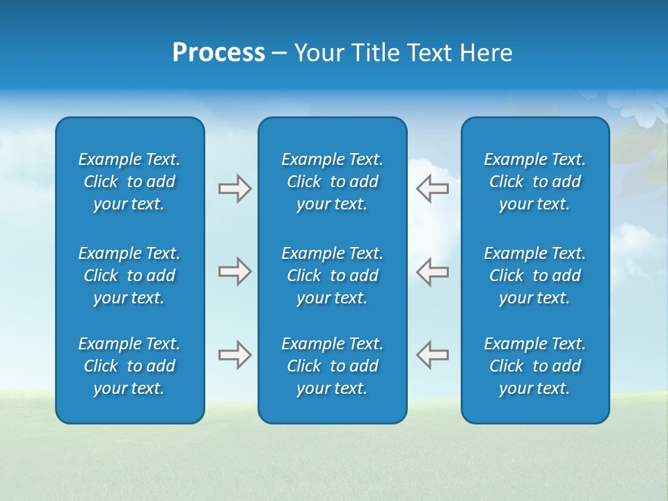 Nature Purple Sun PowerPoint Template