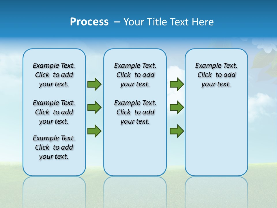 Nature Purple Sun PowerPoint Template