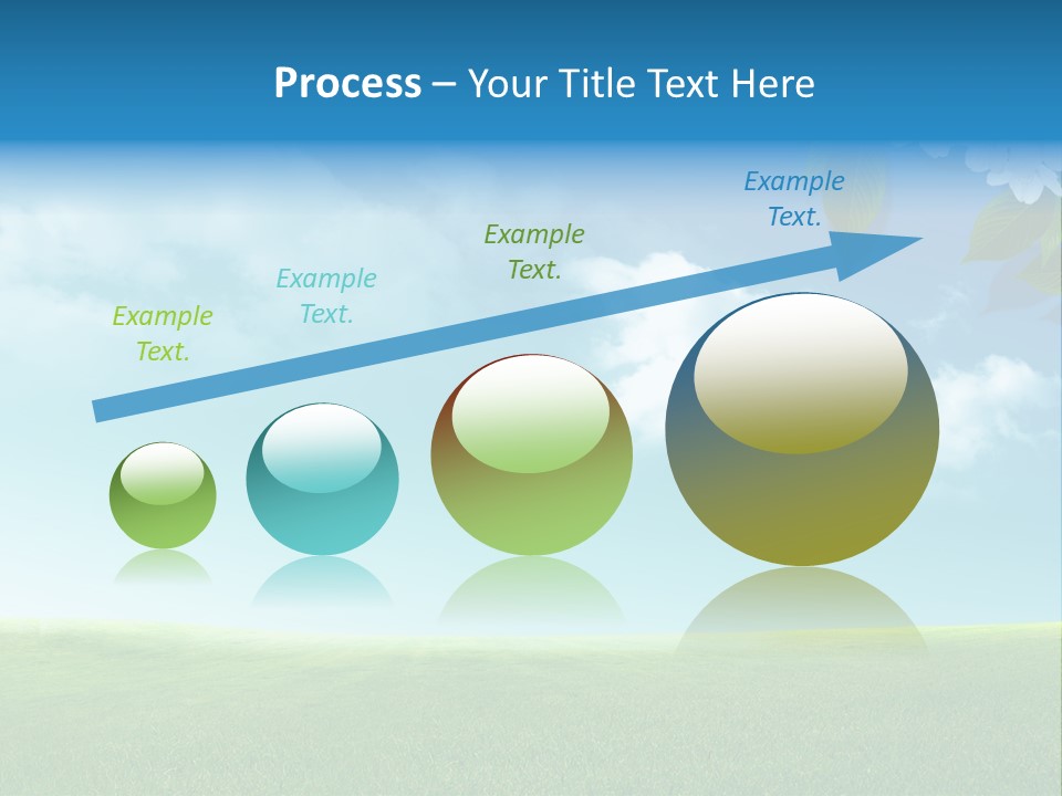 Nature Purple Sun PowerPoint Template