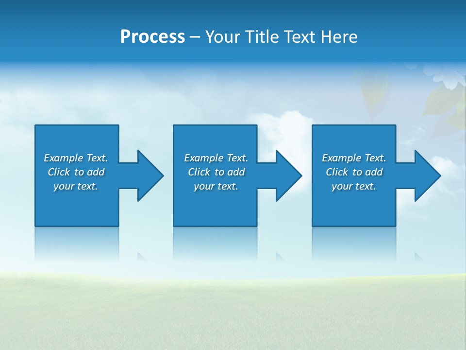 Nature Purple Sun PowerPoint Template