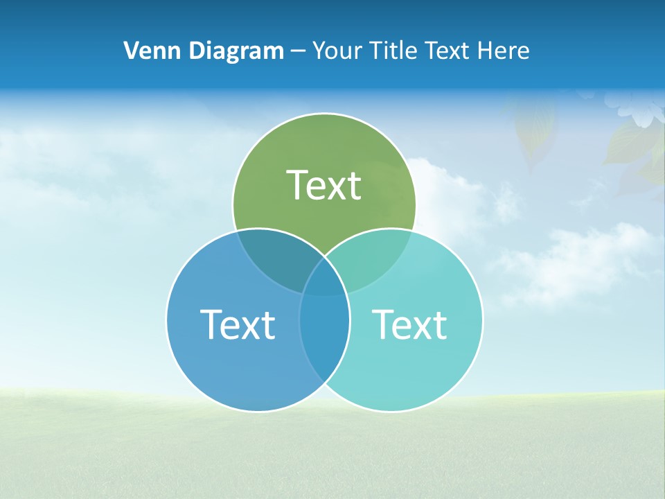 Nature Purple Sun PowerPoint Template