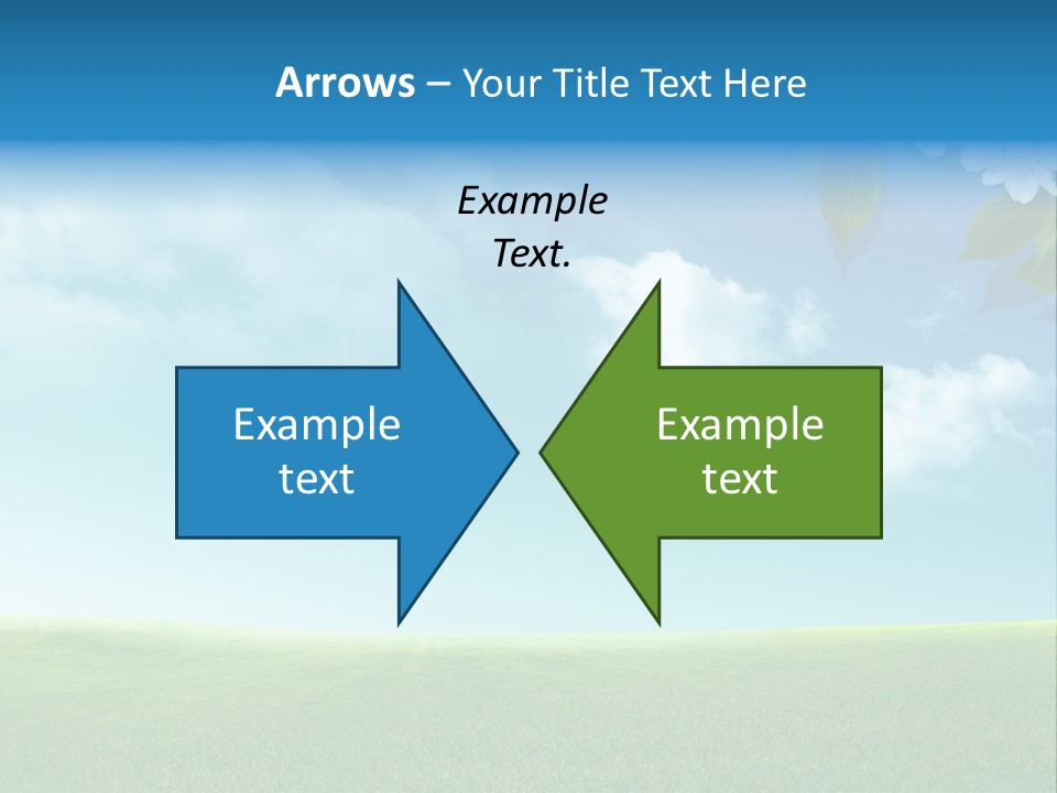 Nature Purple Sun PowerPoint Template