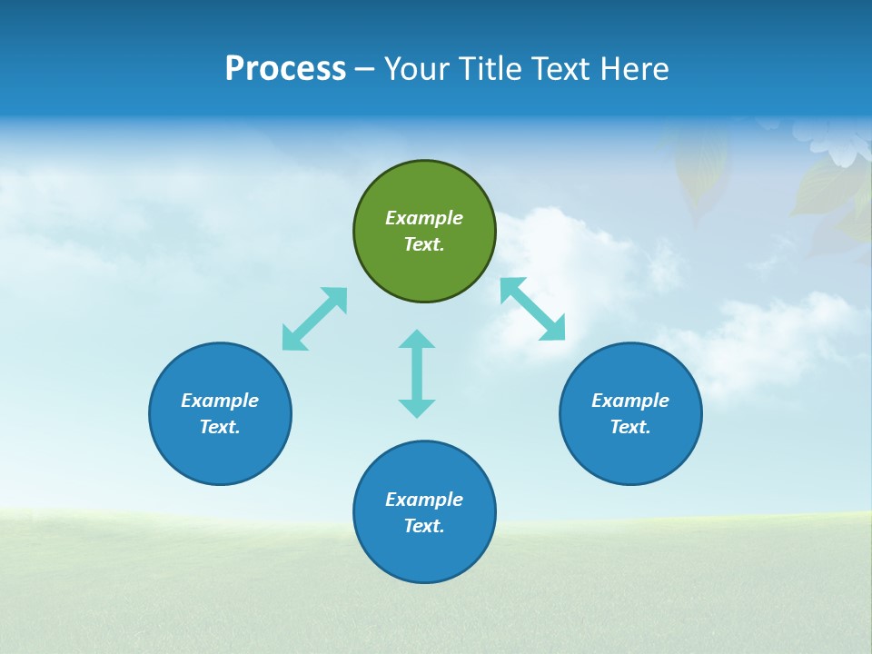 Nature Purple Sun PowerPoint Template