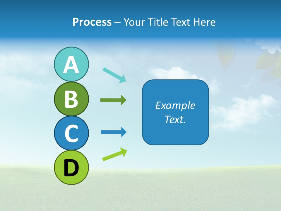 Nature Purple Sun PowerPoint Template