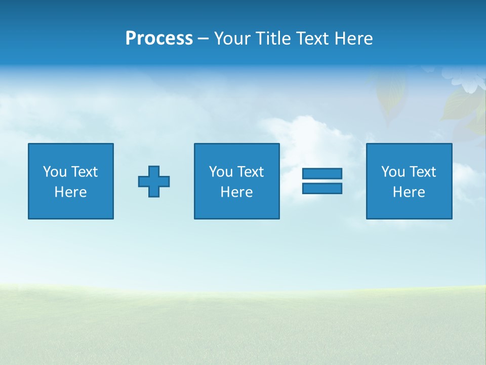 Nature Purple Sun PowerPoint Template
