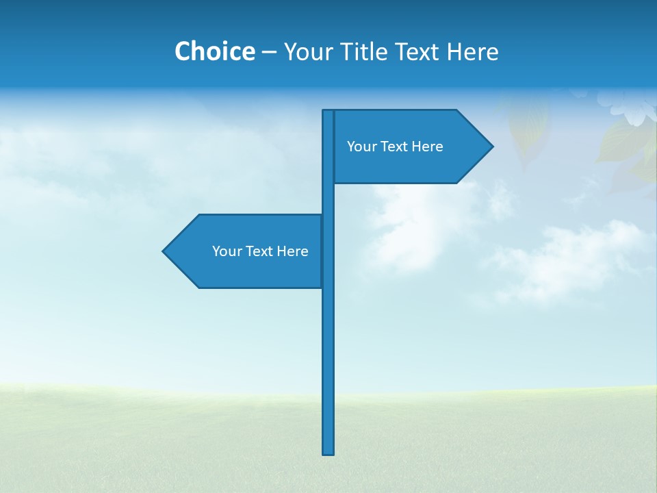 Nature Purple Sun PowerPoint Template