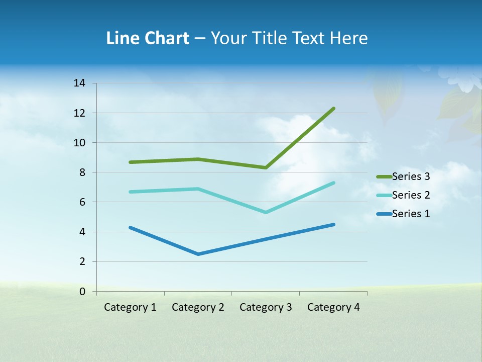 Nature Purple Sun PowerPoint Template