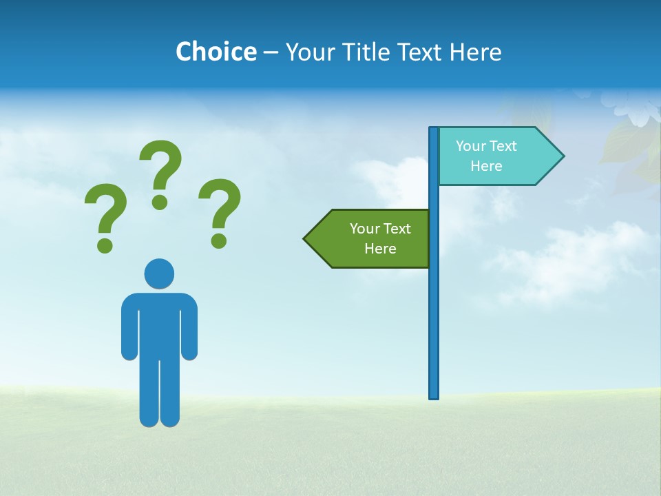 Nature Purple Sun PowerPoint Template