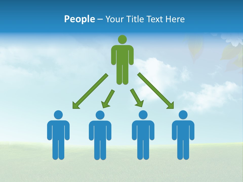 Nature Purple Sun PowerPoint Template