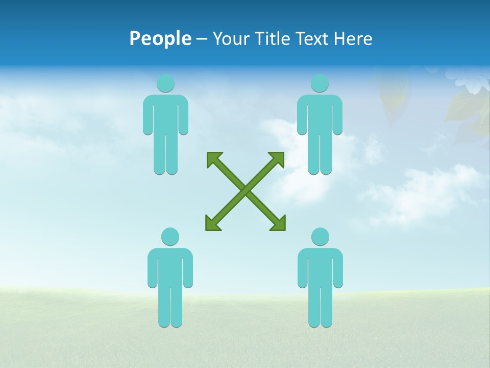 Nature Purple Sun PowerPoint Template