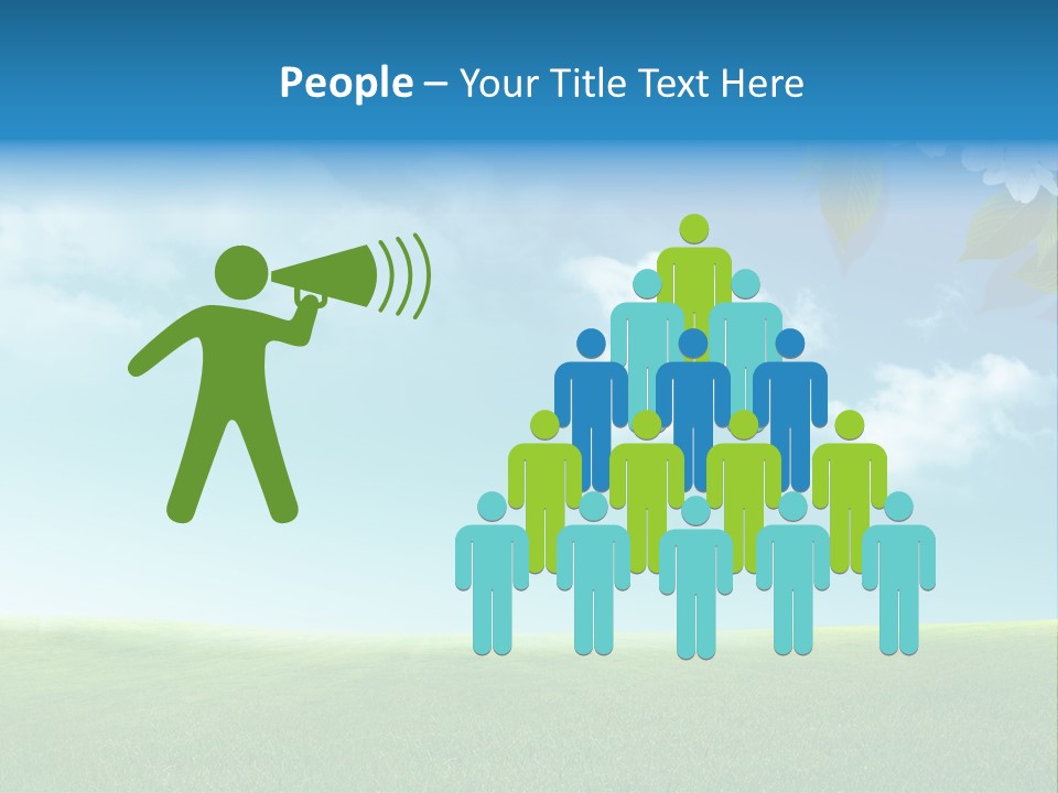 Nature Purple Sun PowerPoint Template