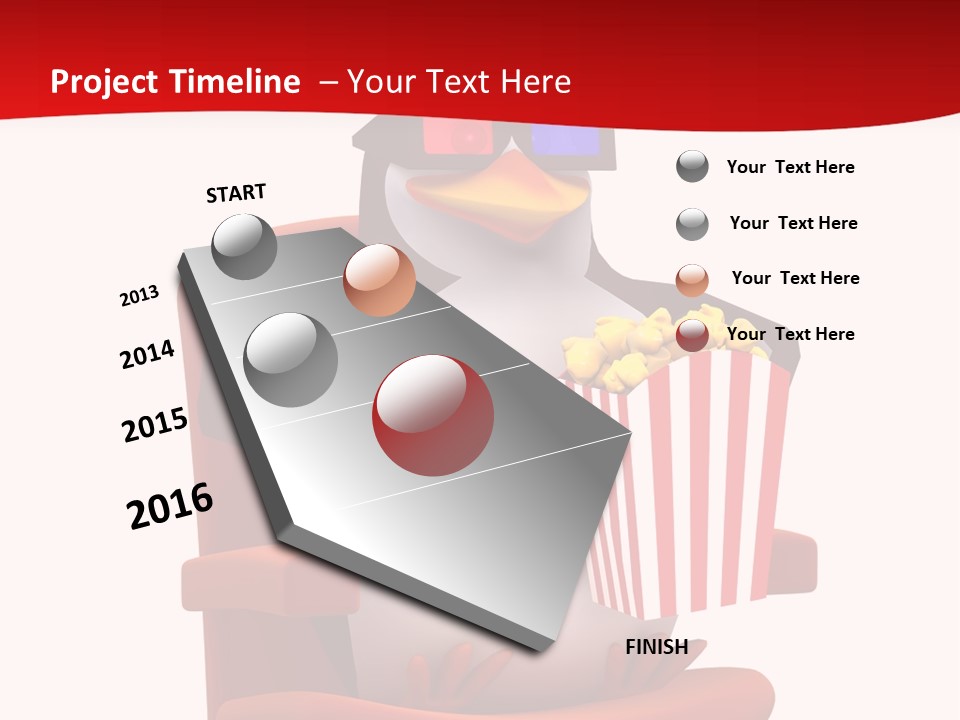 Avatar Pig Cinema PowerPoint Template
