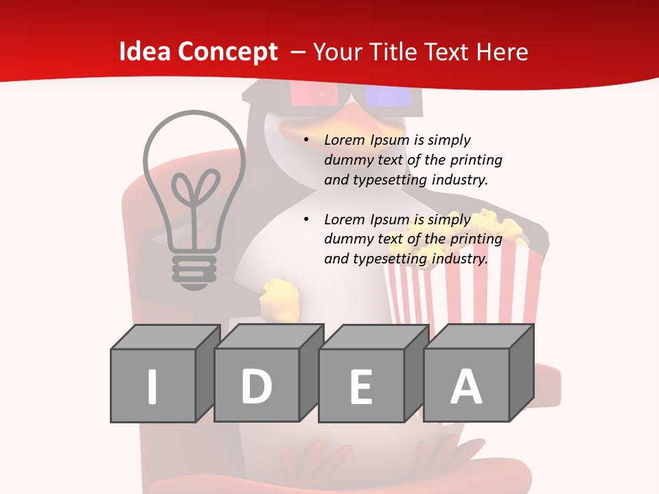 Avatar Pig Cinema PowerPoint Template