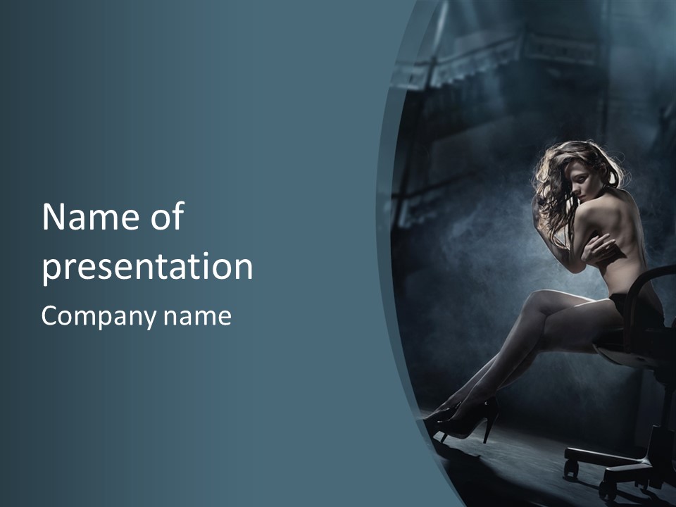 Nude Satisfied Dream PowerPoint Template