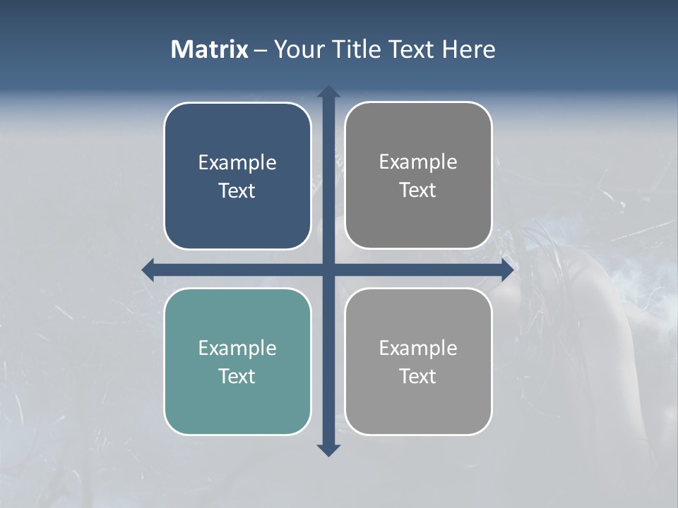 Colorful Fall Model PowerPoint Template