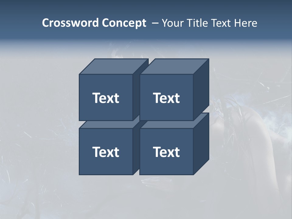 Colorful Fall Model PowerPoint Template