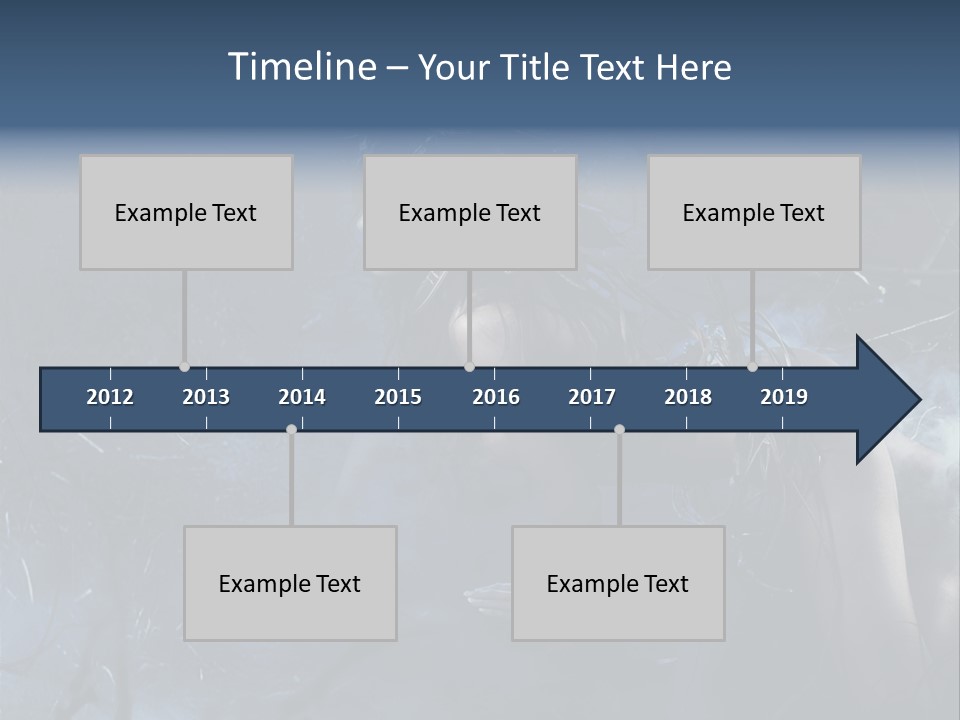 Colorful Fall Model PowerPoint Template