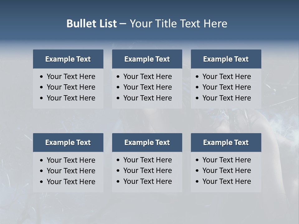 Colorful Fall Model PowerPoint Template