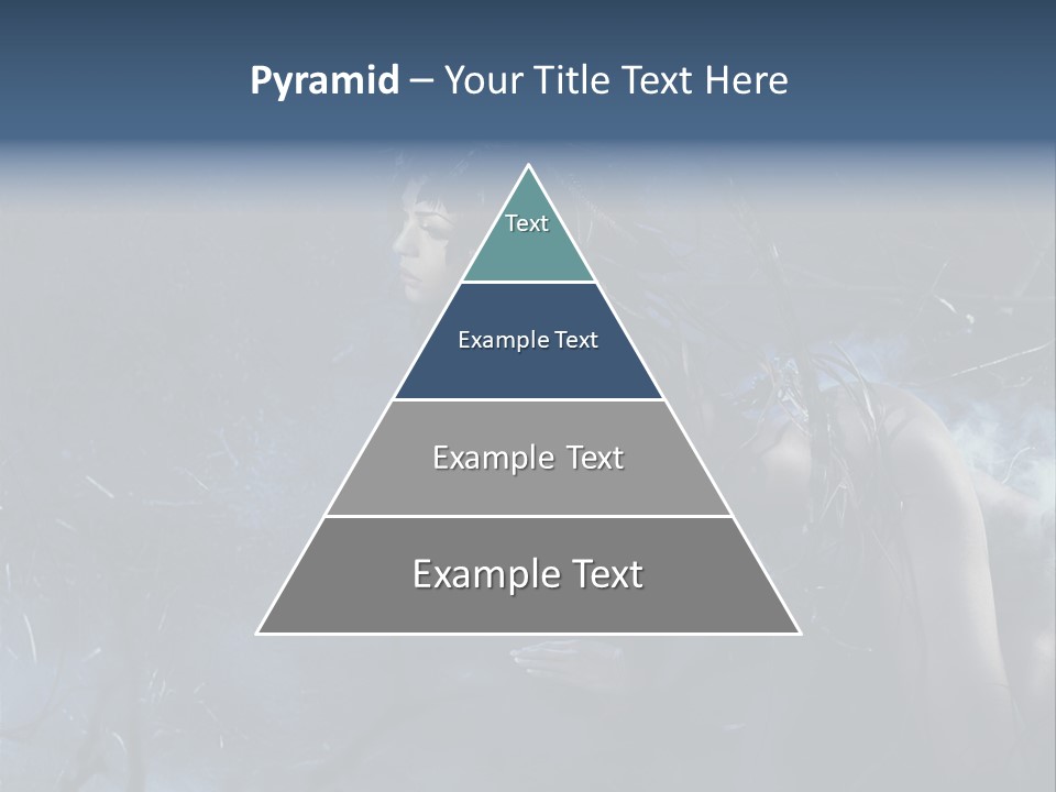 Colorful Fall Model PowerPoint Template