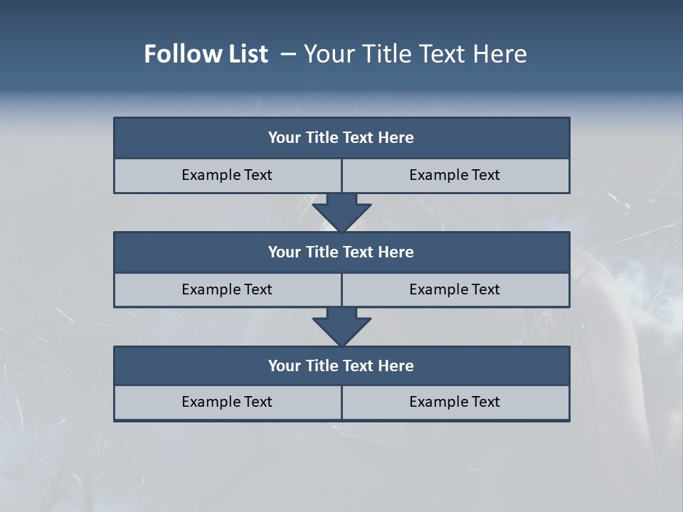Colorful Fall Model PowerPoint Template