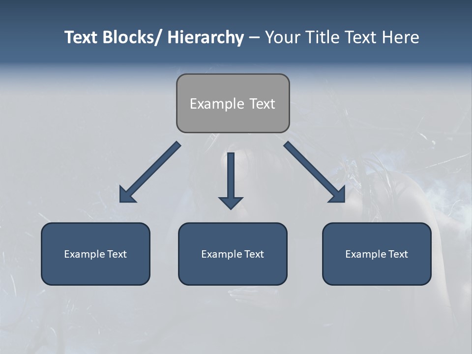 Colorful Fall Model PowerPoint Template