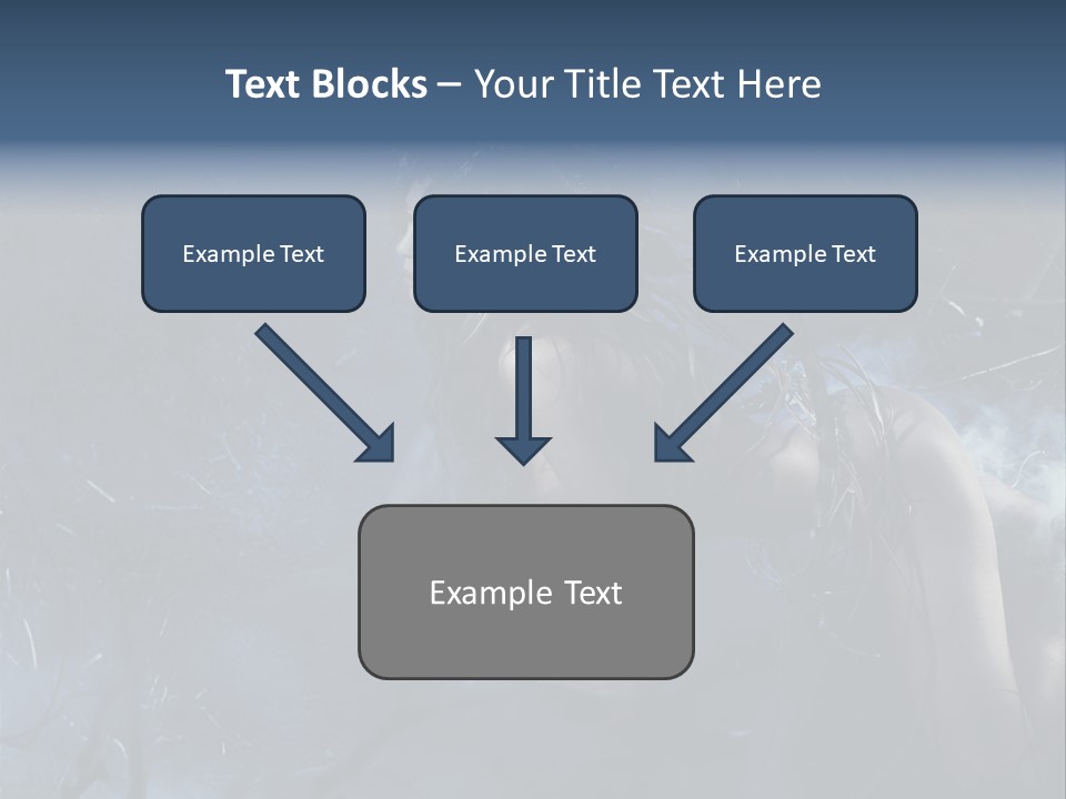 Colorful Fall Model PowerPoint Template