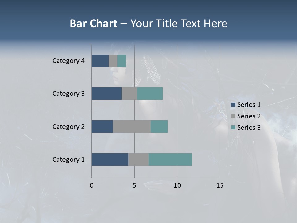 Colorful Fall Model PowerPoint Template