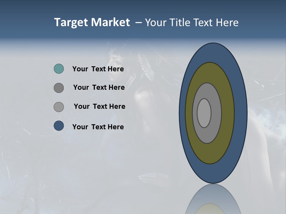 Colorful Fall Model PowerPoint Template