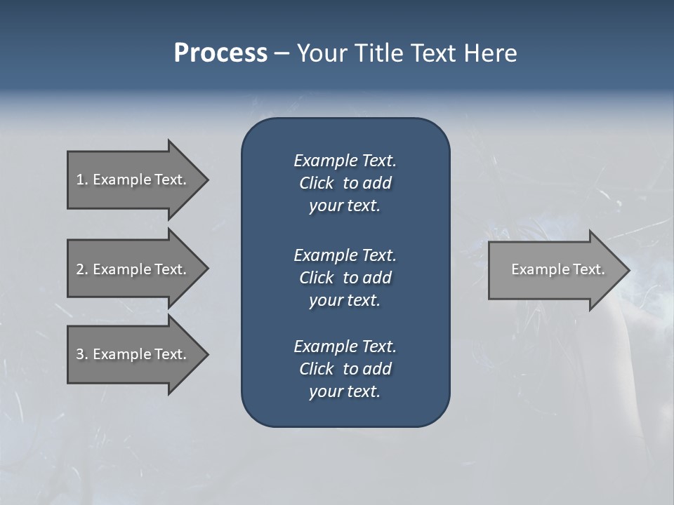 Colorful Fall Model PowerPoint Template