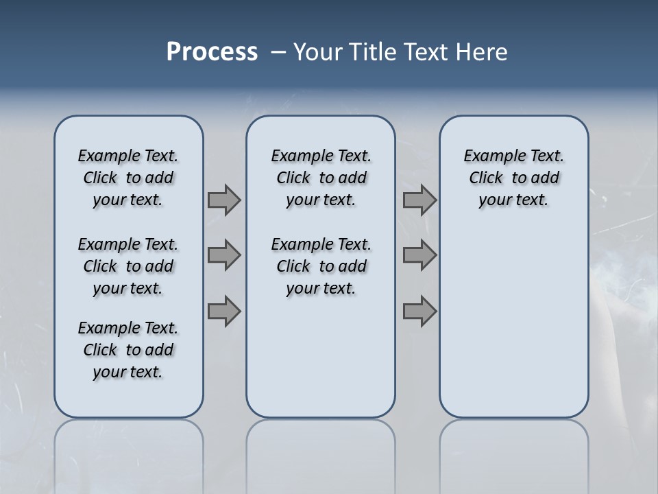 Colorful Fall Model PowerPoint Template