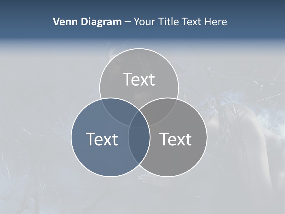 Colorful Fall Model PowerPoint Template
