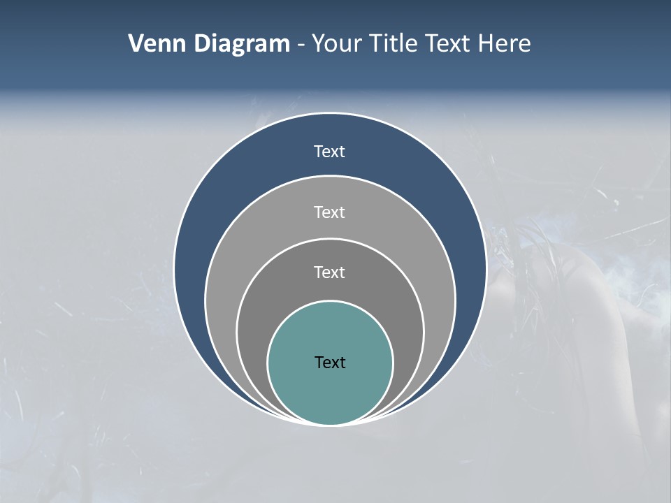 Colorful Fall Model PowerPoint Template