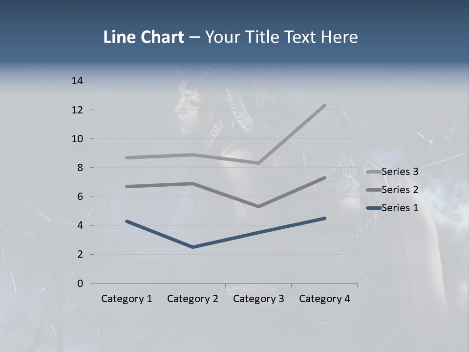 Colorful Fall Model PowerPoint Template