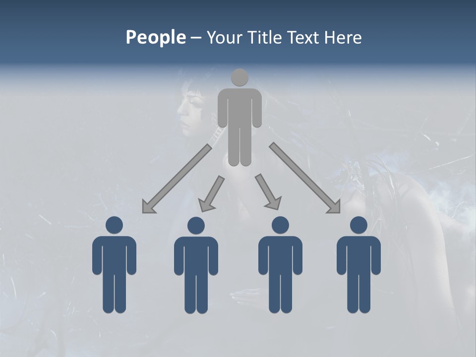 Colorful Fall Model PowerPoint Template